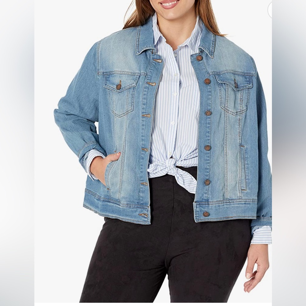 Women's Lightweight Denim Jacket, Comfortable & D… - image 1
